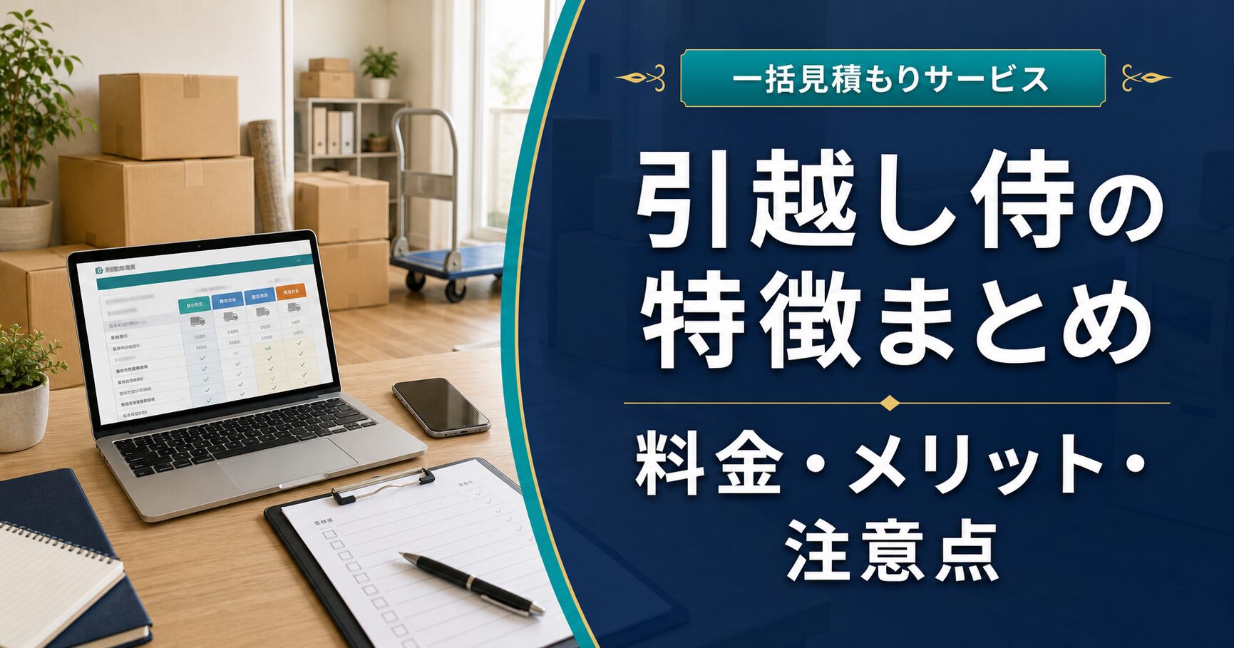 引越し侍の特徴まとめ｜料金・メリット・注意点のアイキャッチ画像
